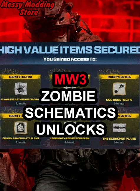 MW3 Schematics MW3 Zombies Schematics Buy MW3 Schematics