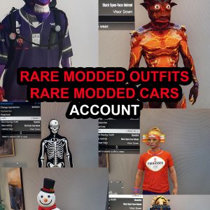 (PS5/XBOX SERIES X/S) (Pre-Made Account) RARE Modded Cars + RARE Modded Outfits (Enhanced Edition)